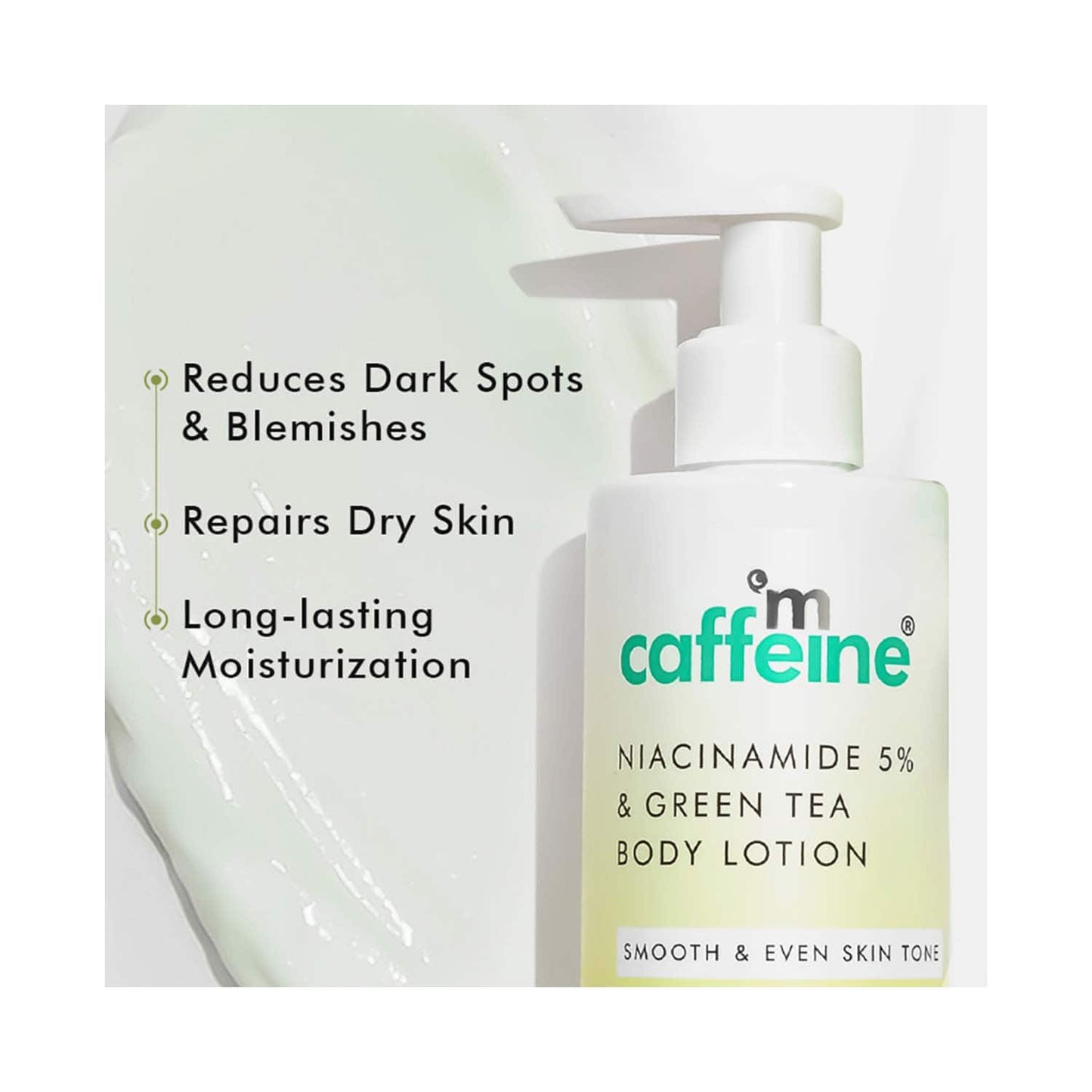 mCaffeine Green Tea & 5% Niacinamide Serum Body Lotion (200ml)