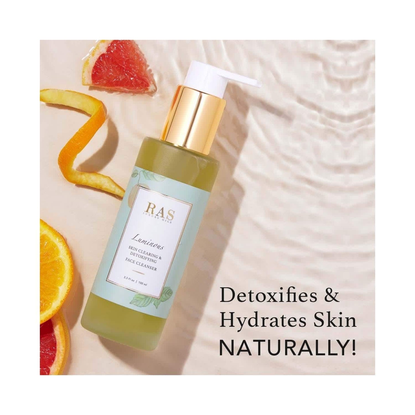 Ras Luxury Skincare Luminous Skin Clearing Face Wash Cleanser (100 ml)