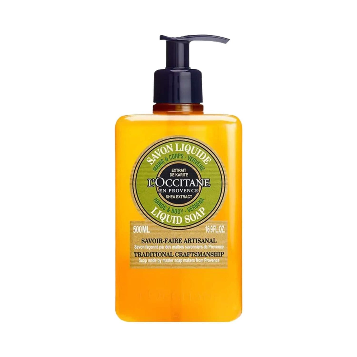 L'occitane Shea Hands & Body Verbena Liquid Soap - (500ml)