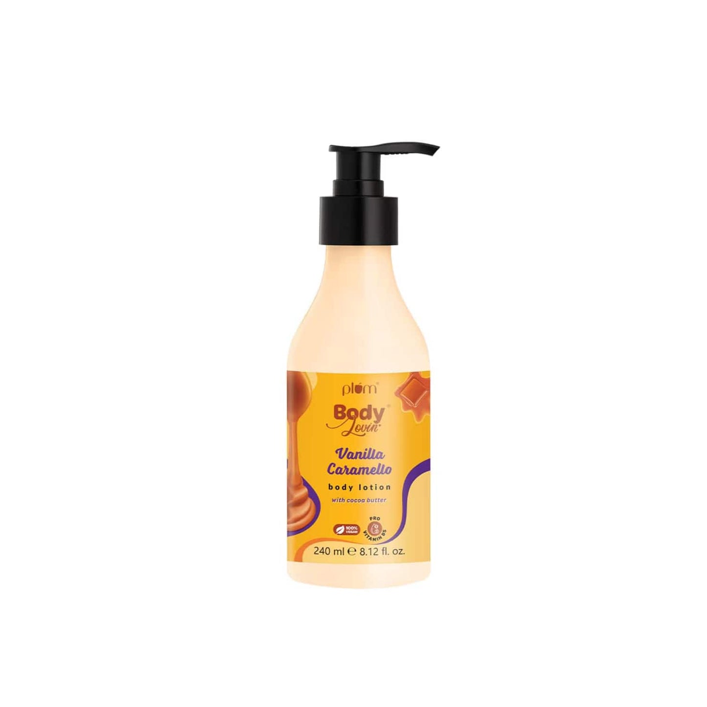 Plum BodyLovin' Vanilla Caramel Body Lotion Duo- Pack of 2 (240 ml x 2)