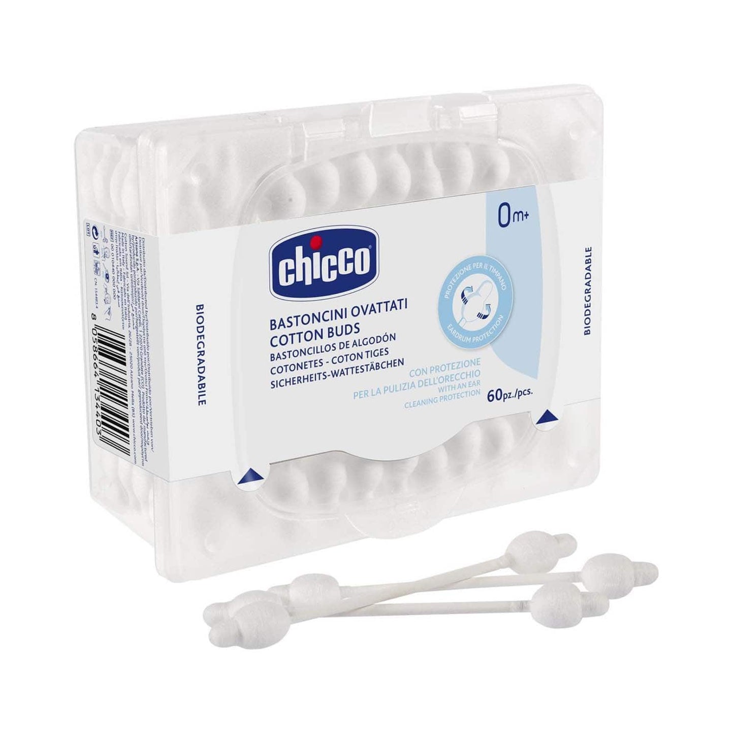 Chicco Cotton Buds - (60 Pcs)