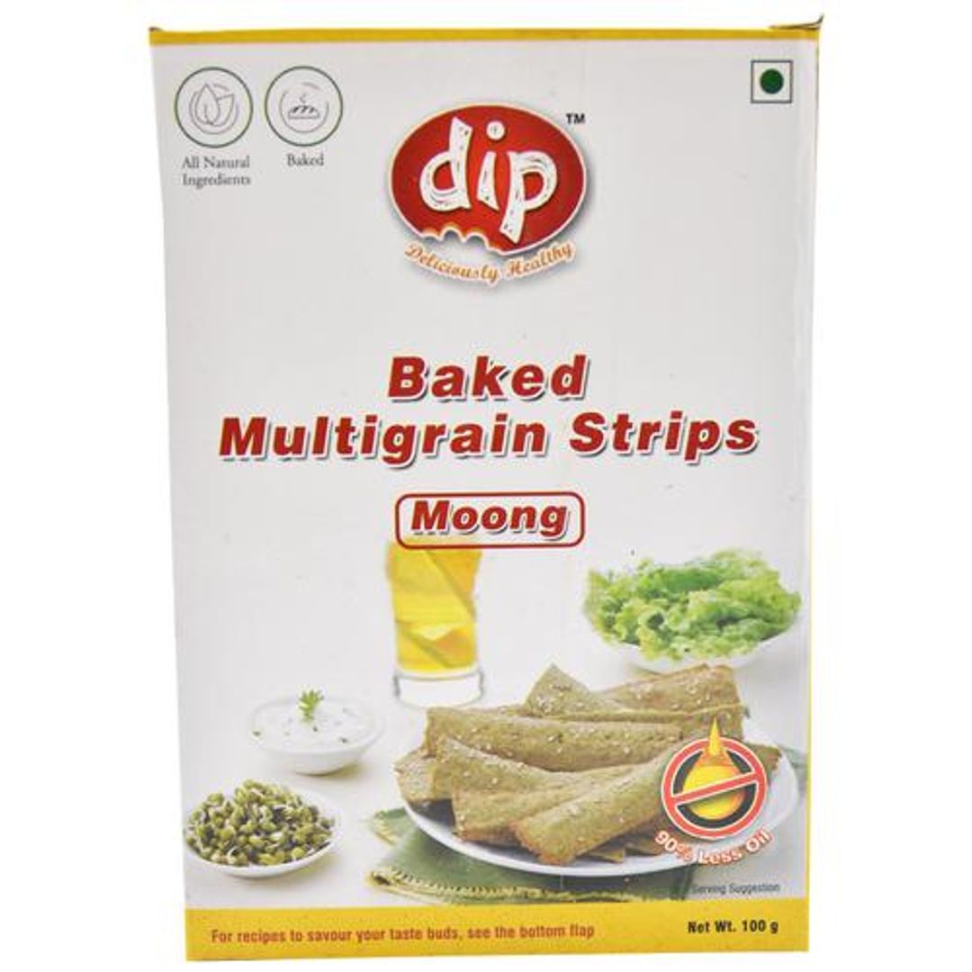 Baked Multi Grain Strips - Moong