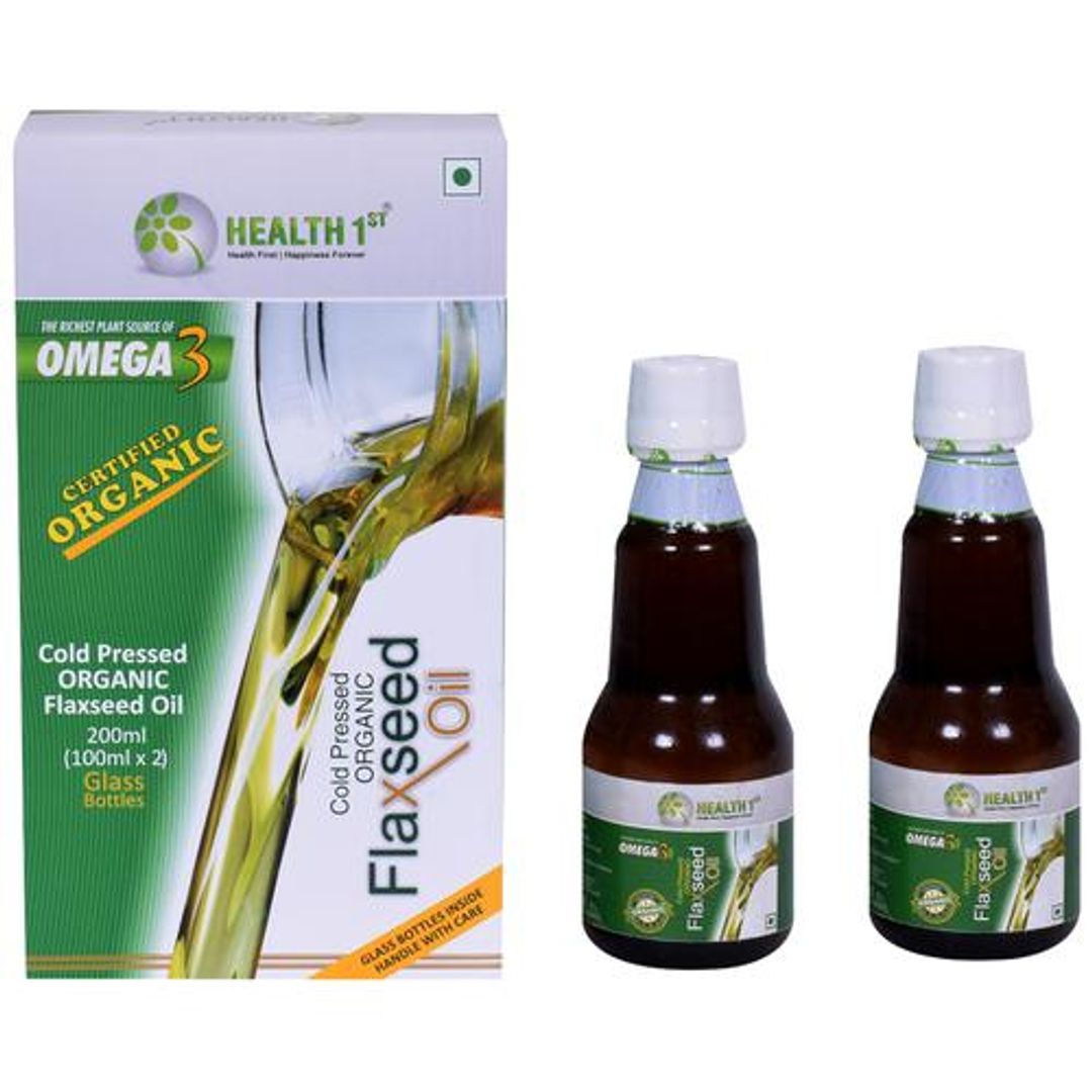 Flaxseed Oil - Cold Pressed, Organic