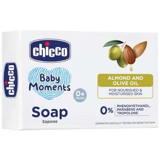 Baby Moments - Soap, Almond & Olive Oil, For Deep Moisturised Skin & Nourished Skin