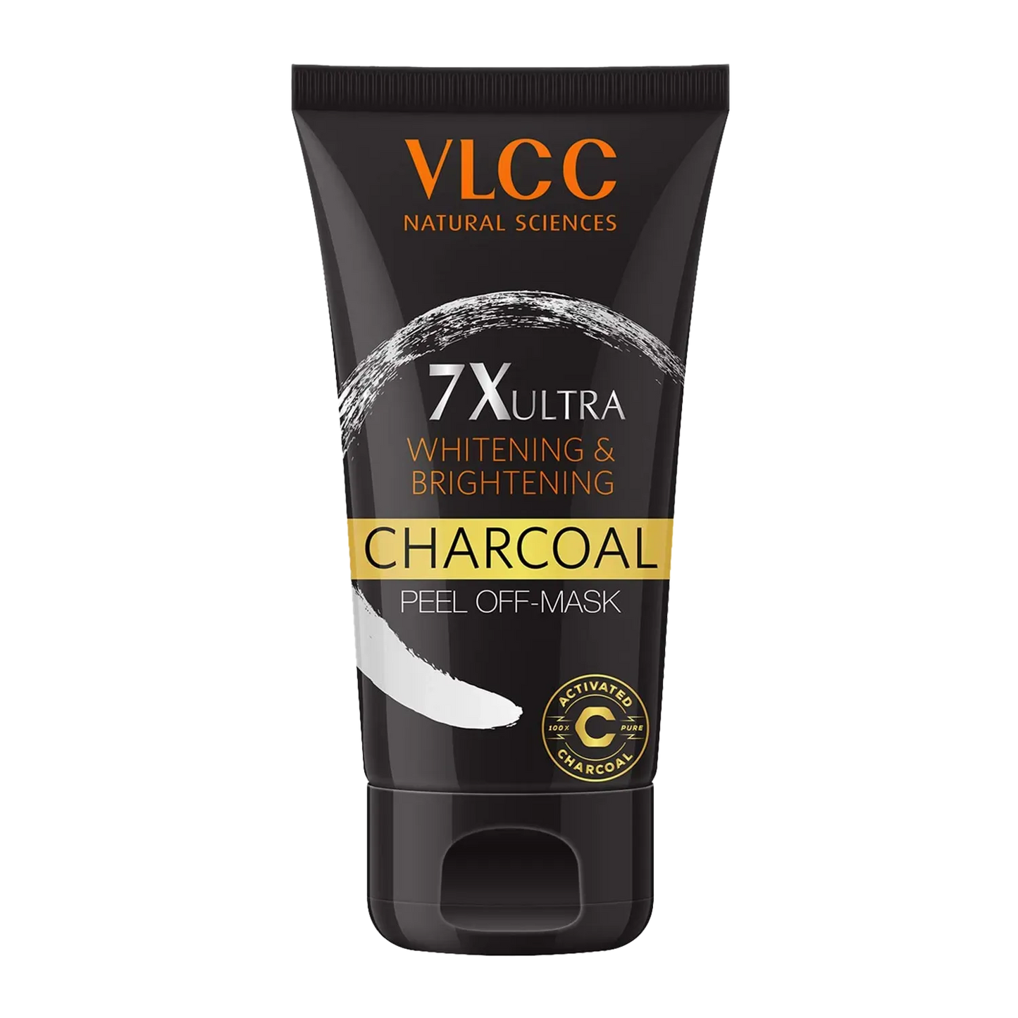 VLCC 7X Ultra Whitening & Brightening Charcoal Peel Off Mask (100g)