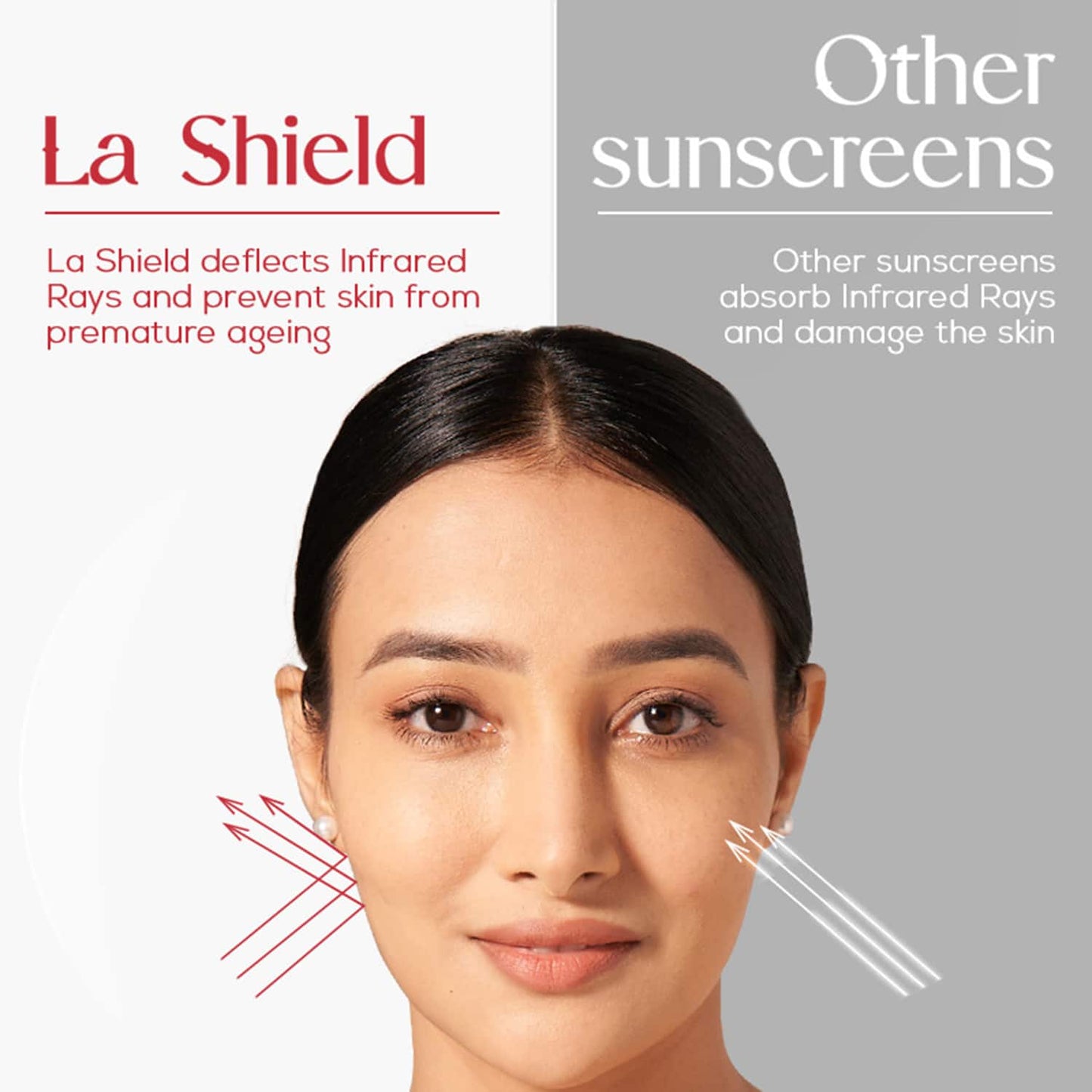 La Shield IR SPF 30+ & PA+++ Sunscreen Gel (60g)