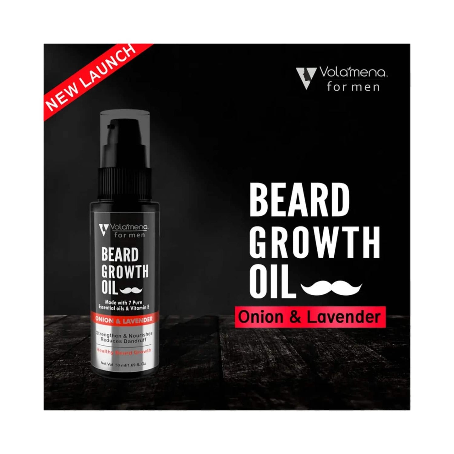 Volamena Beard Growth Onion Oil (50ml)