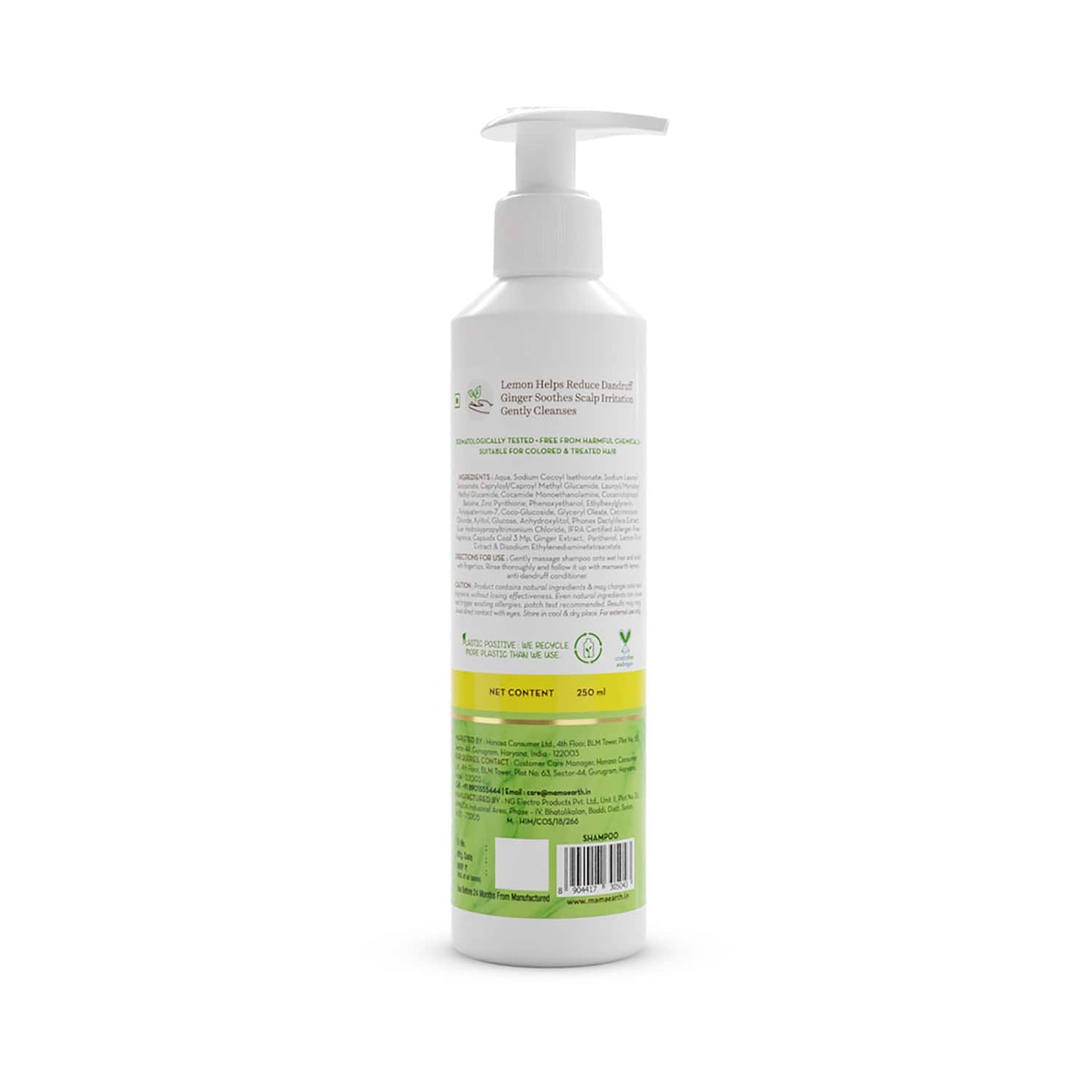 Mamaearth Lemon Anti-Dandruff Shampoo (250ml)