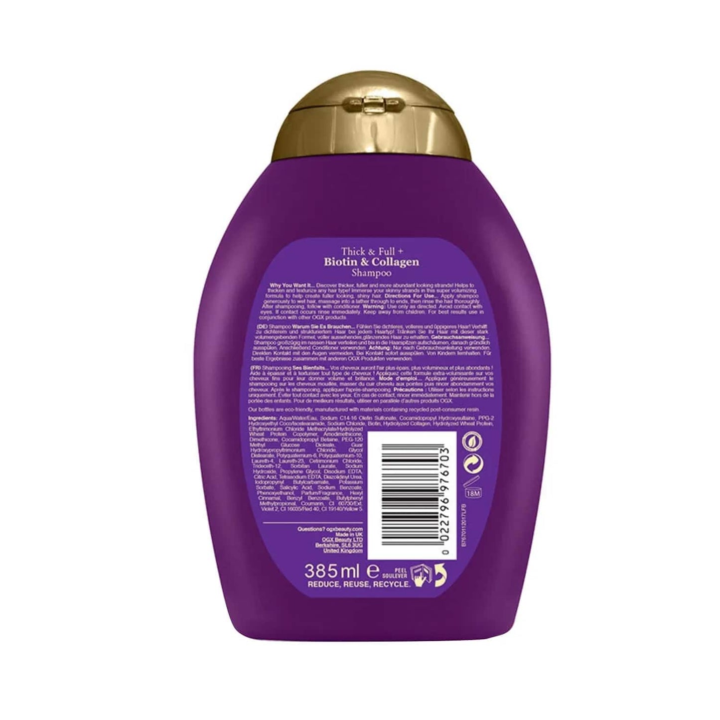 OGX Thick & Full Biotin & Collagen Shampoo (385ml)