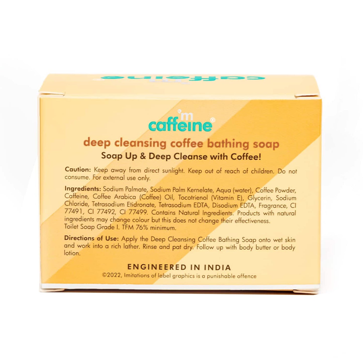 mCaffeine Deep Cleansing Coffee Soap with Vitamin E (75g)