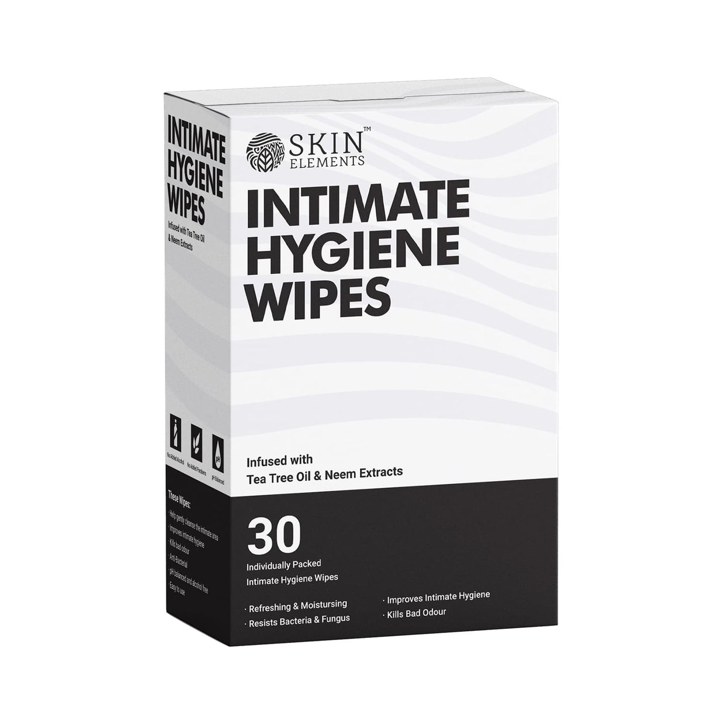 Skin Elements Intimate Hygiene Wipes Set - (30 Pcs)