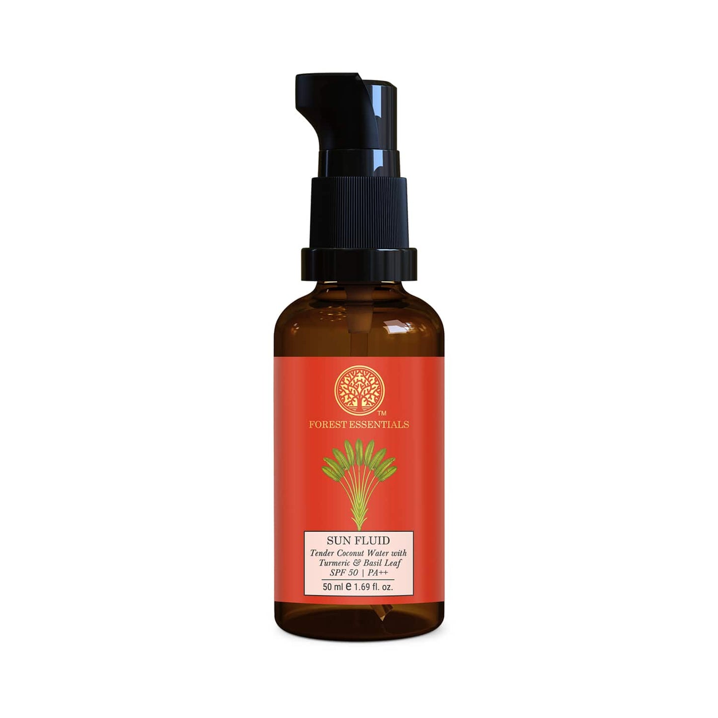 Forest Essentials Turmeric & Basil Leaf Sun Fluid Tender Coconut Water with SPF 50 PA ++ (50ml)