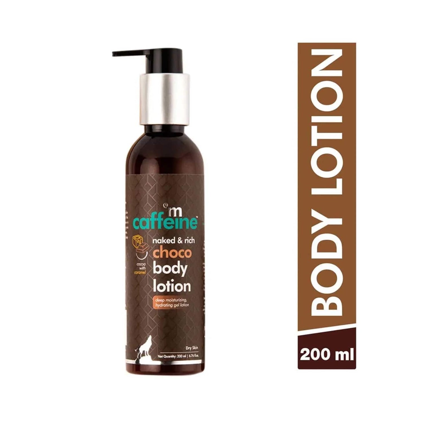 mCaffeine Naked & Rich Deep Moisturizing Choco Body Lotion - (200ml)