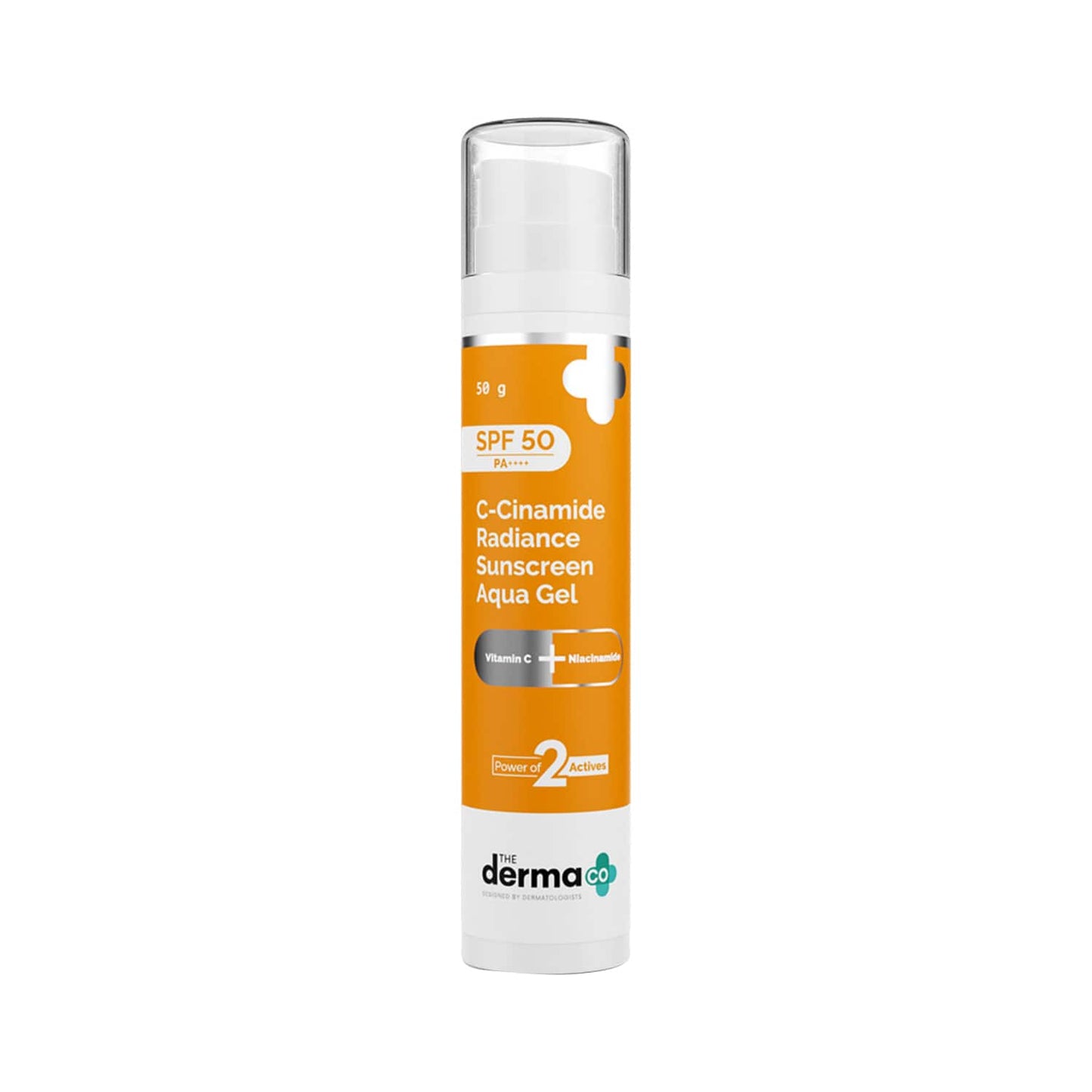 The Derma Co C-Cinamide Radiance Sunscreen Aqua Gel With SPF 50 PA++ (50g)