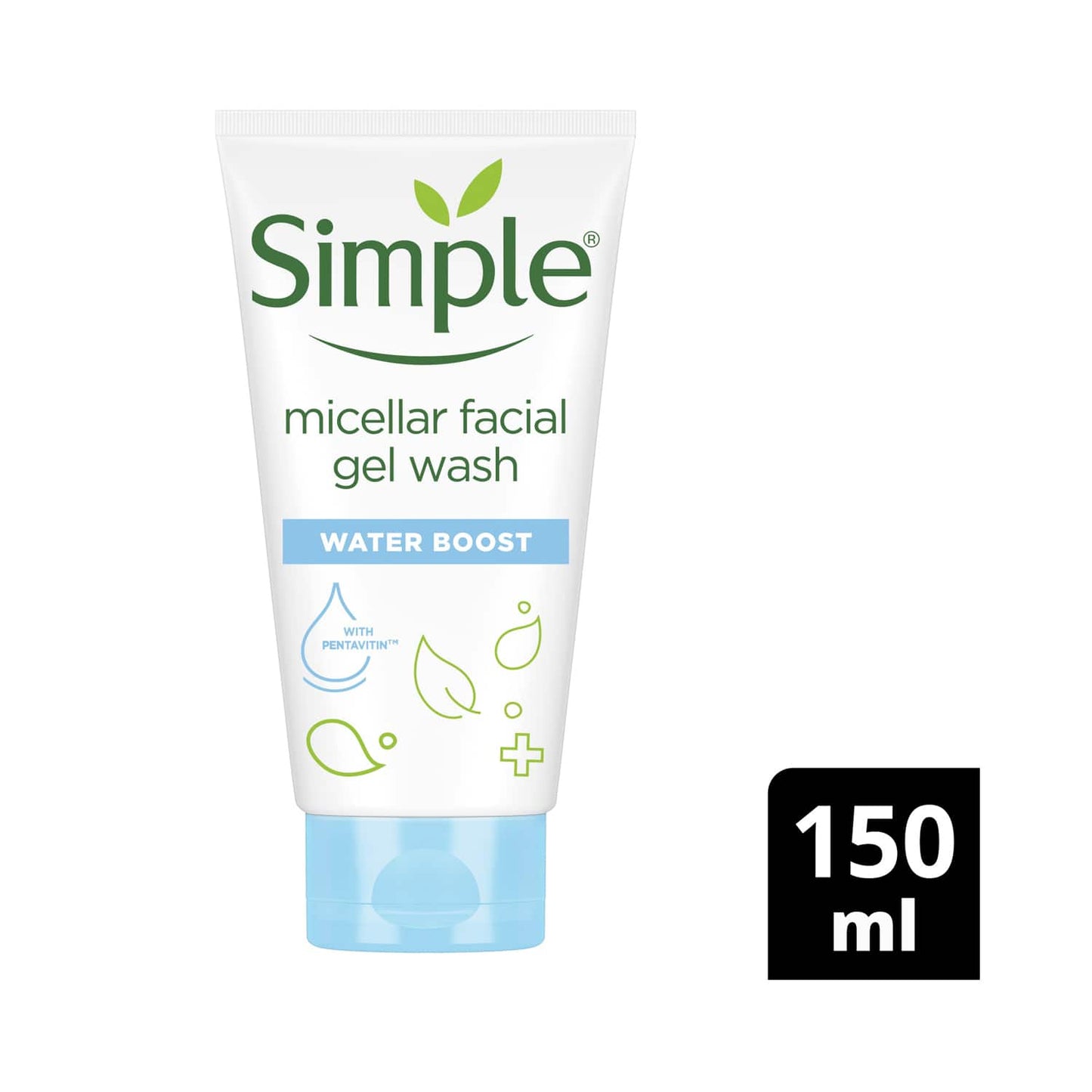 Simple Water Boost Micellar Facial Wash (150ml)