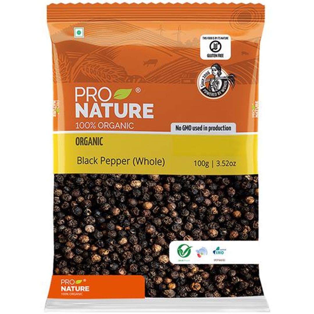 Organic Pepper - Black (Whole)