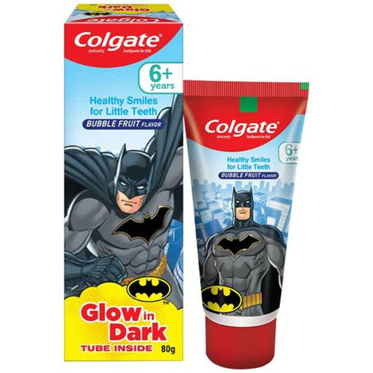 Kids Anticavity Toothpaste - 6+ Years, Bubble Fruit Flavour, Batman