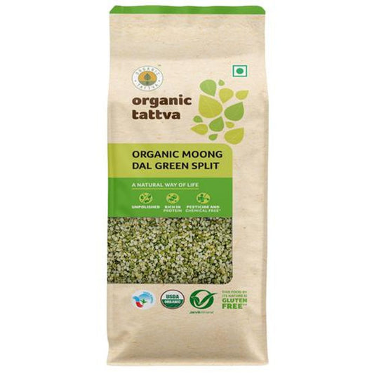 Organic Moong Dal/Hesaru Bele - Green Split