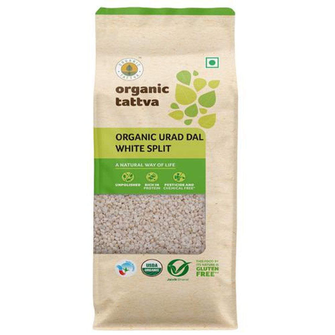 Organic Urad Dal/Uddina Bele - White