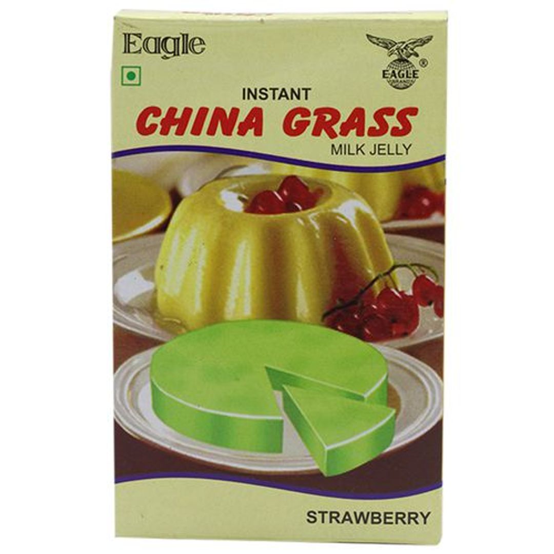 Instant China Grass Milk Jelly - Strawberry