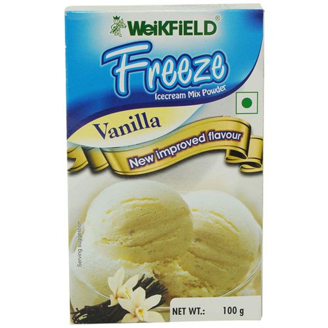 Freeze Ice Cream Mix Powder - Vanilla Flavour, 100% Vegetarian