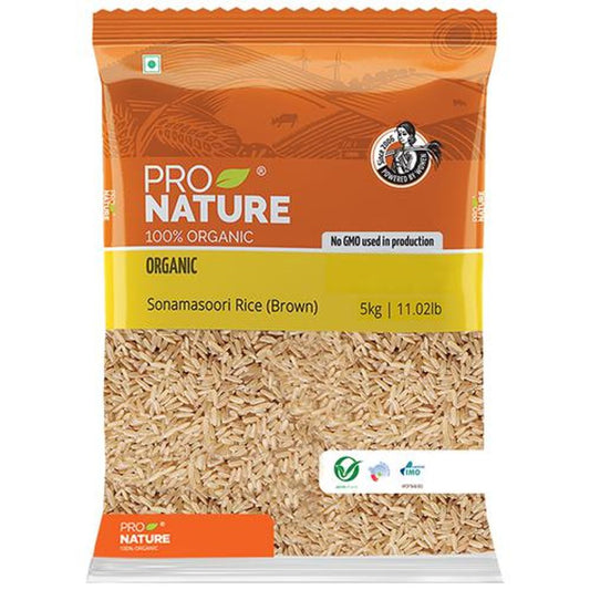 Organic - Brown Sonamasoori Rice/Akki