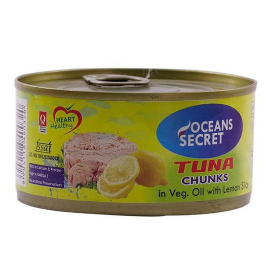 Tuna Chunks - In Vegetable Oil With Lemon Slices