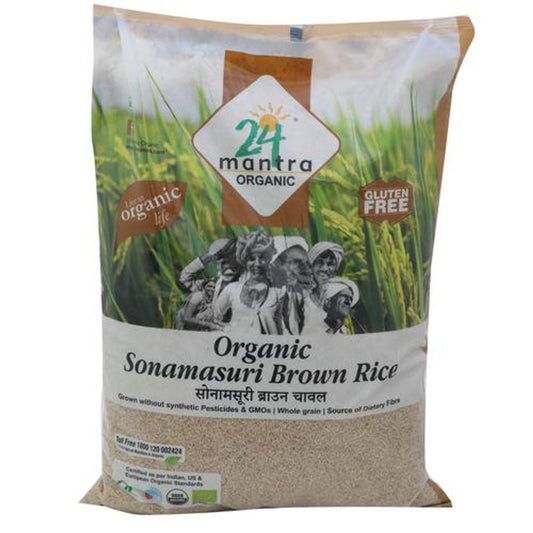 Organic - Brown Sonamasuri Rice/Akki