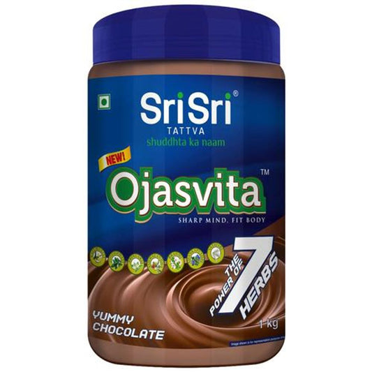 Ojasvita Chocolate Powder, 1Kg - Drink Mix for Sharp Mind & Healthy Body