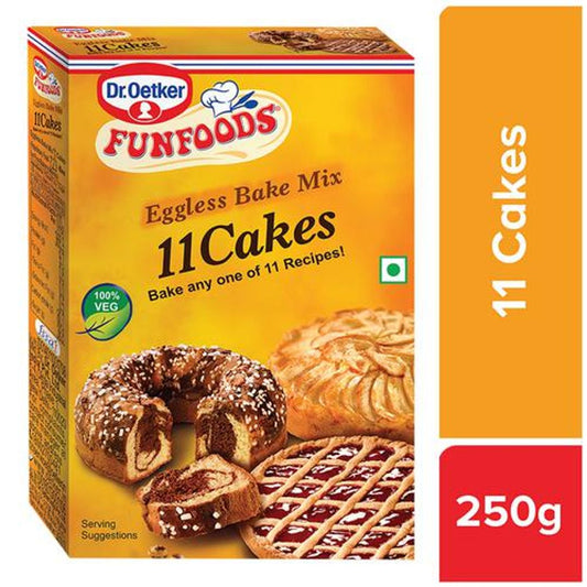 FunFoods Eggless Bake Mix 11 Cakes