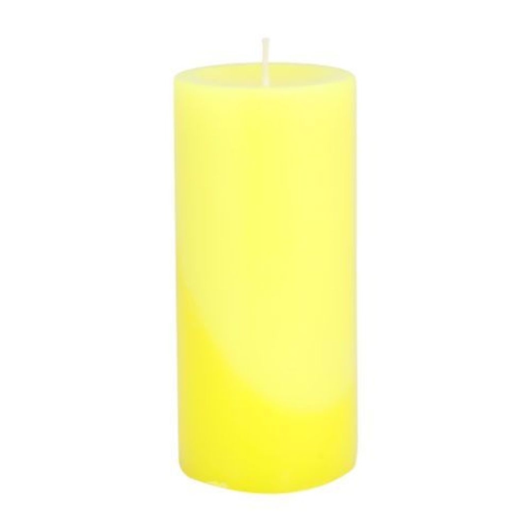 Scented Pillar Candle Lemon Grass (Lime Zest)