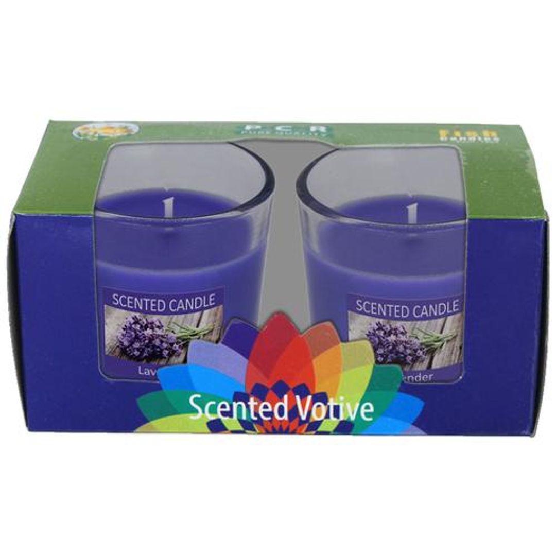 IKT Glass Container Scented Candles - Lavender