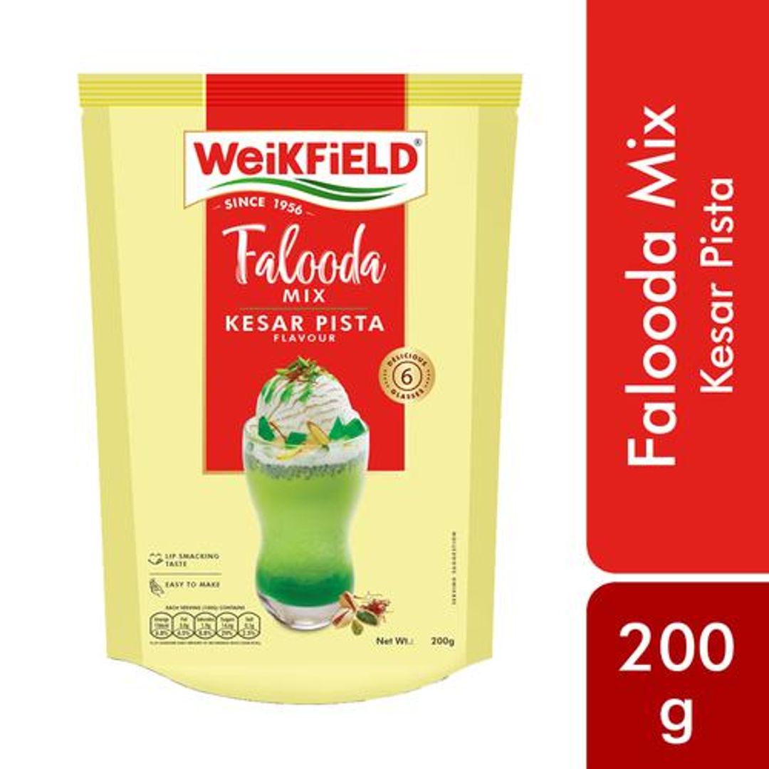 Kesar Pista Falooda Mix - Easy To Make, Instant Refreshing Drink Mix