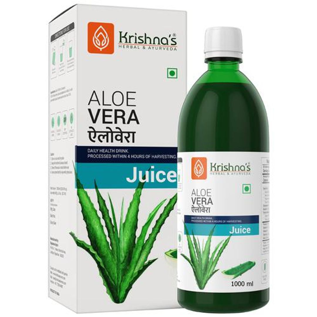 Aloe Vera Juice - Rich In Vitamins, Minerals & Antioxidants