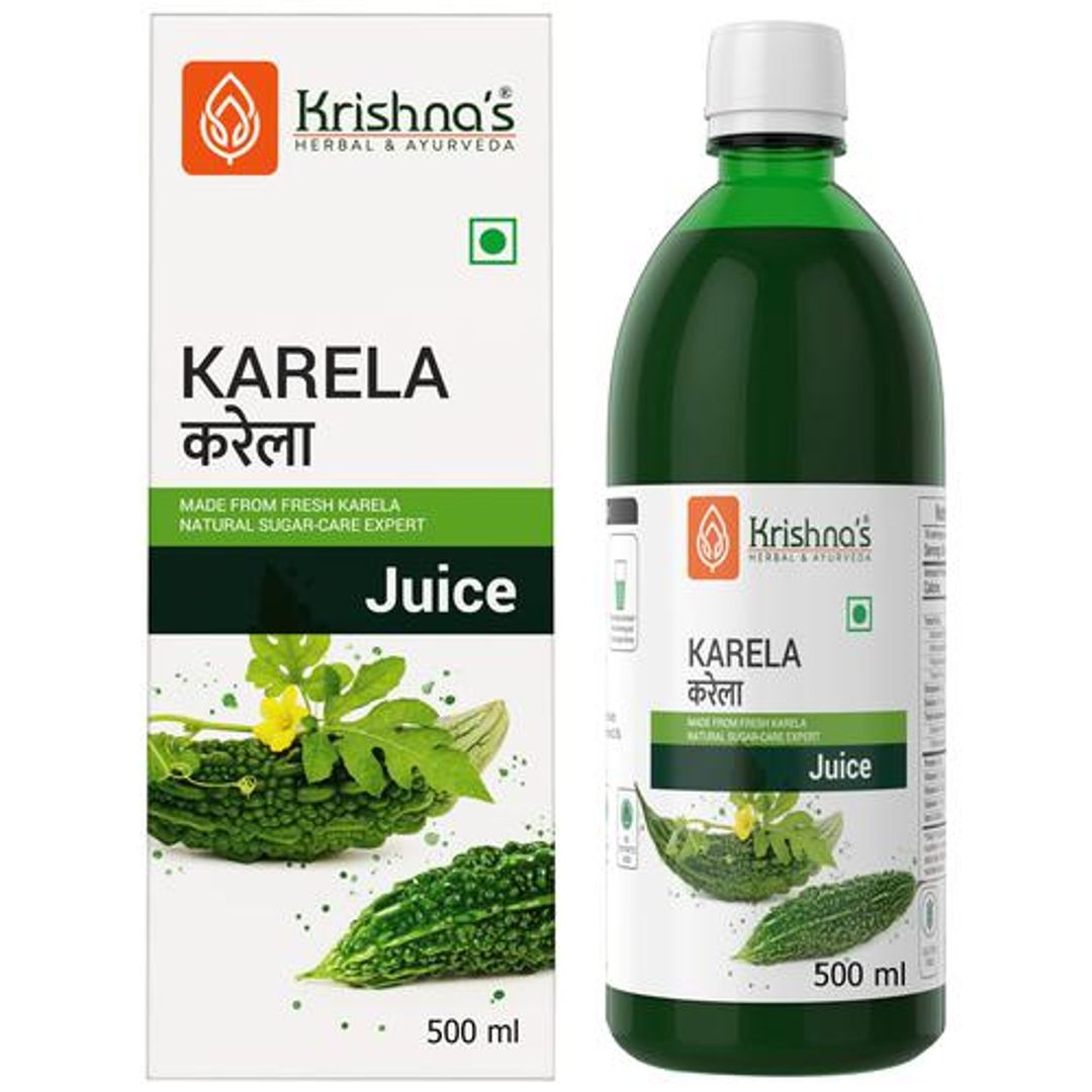 Karela Juice - Rich Source Of Iron, Vitamin A & C, Natural Blood Purifier