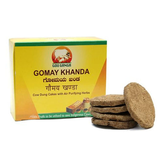 Gomaya Khanda - Desi Cow Dung Cakes For Agnihotra And Pooja Purposes