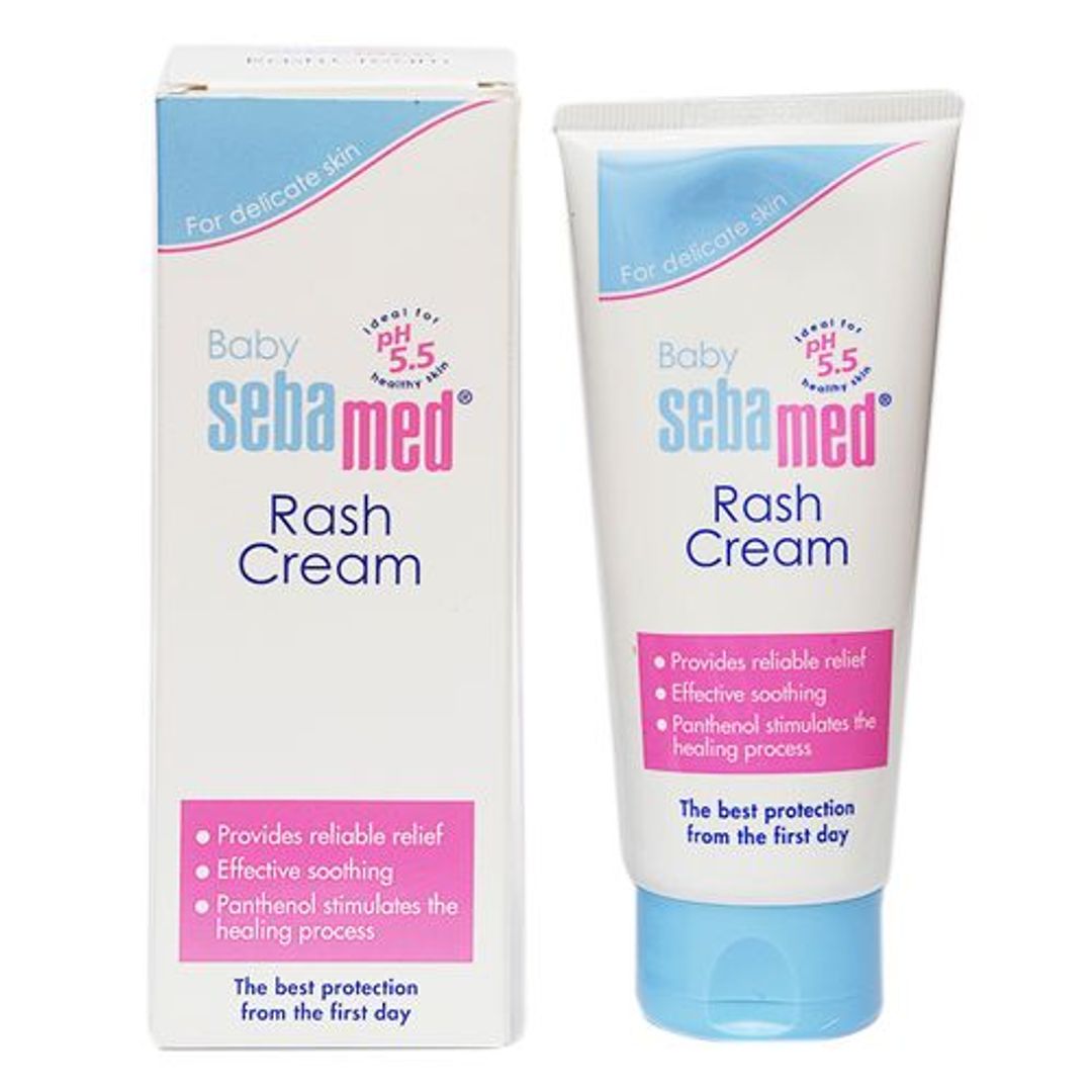 Sebamed Baby Rash Cream |Ph 5.5|Panthenol & Wheat Bran|Clinically Tested| For delicate skin