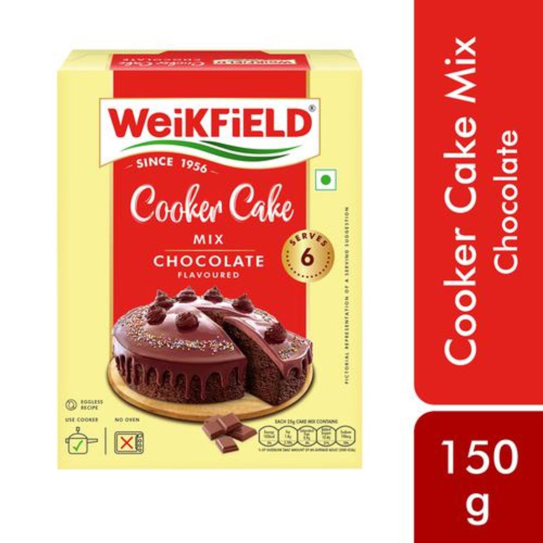 Cooker Cake Mix - Chocolate Flavour, No Microwave Needed, 100% Vegetarian, Dry Mix To Make Soft & Yummy Cake