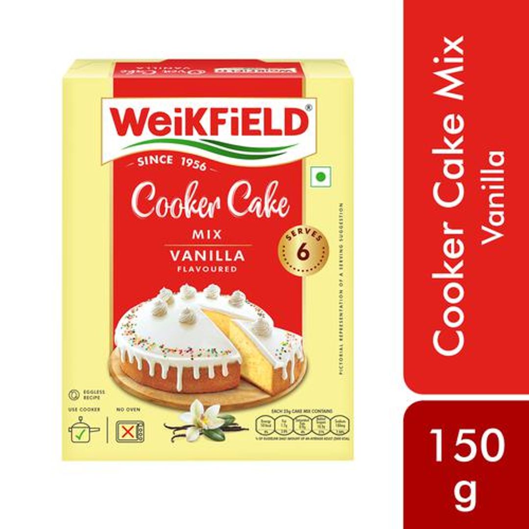 Cooker Cake Mix - Vanilla Flavour, No Microwave Needed, 100% Vegetarian, Dry Mix To Make Soft & Yummy Cake