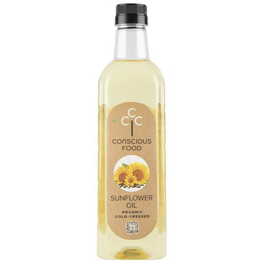 Sunflower Oil - Cold Pressed, Organic, Rich In Vitamin E, Great For Cooking