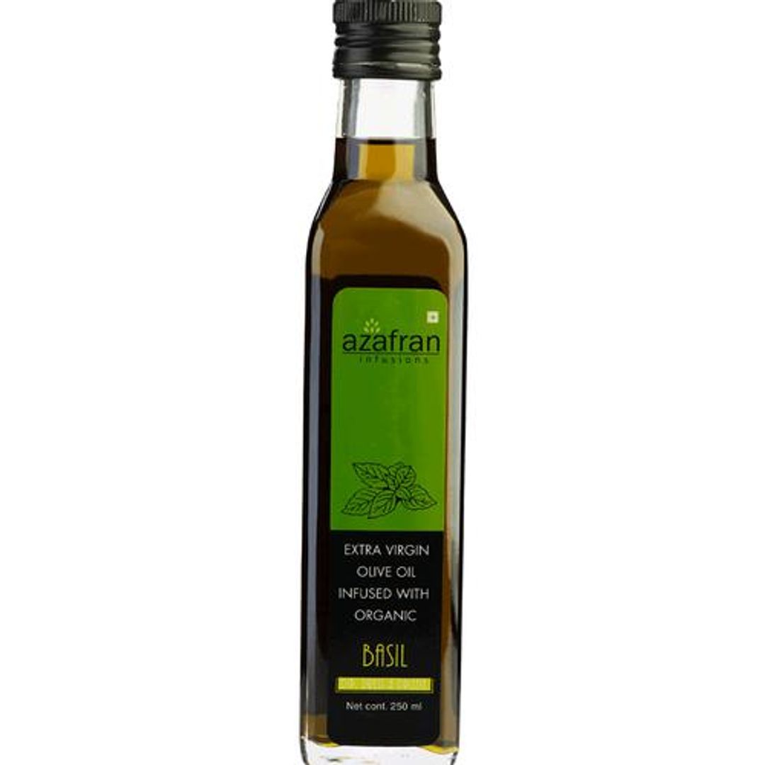 Extra Virgin Olive Oil - Infused With Basil