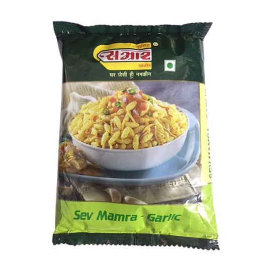 Sev Mamra Namkeen - Garlic, Spice Blend, Indian Snack