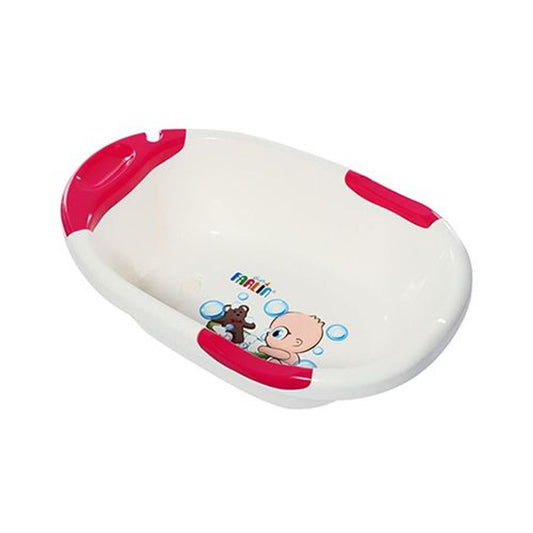 Baby Bath Tub With Net - Pink Color
