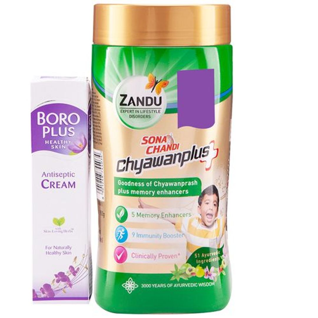 Sona Chandi Chyawanplus Ayurvedic Immunity Booster - Improves Memory & Learning Ability