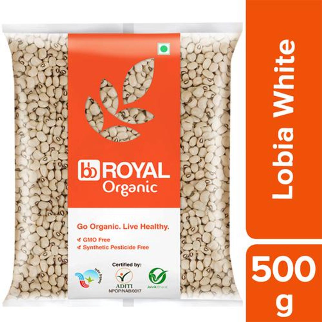 Organic - Lobia/Alasandee Kaalu, White