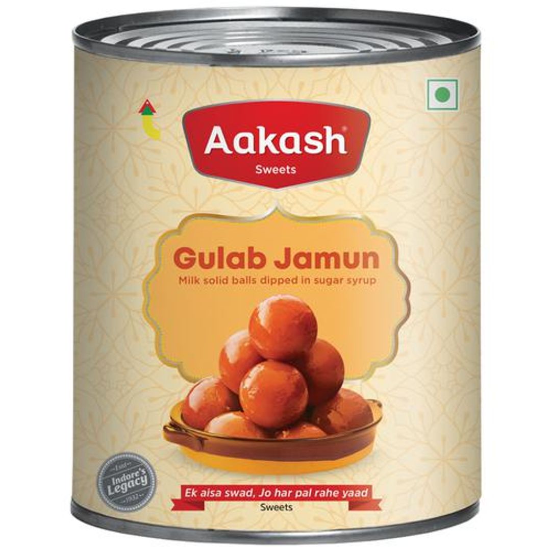 Sweets Gulab Jamun - Milk Solids Balls Dipped In Sugar Syrup