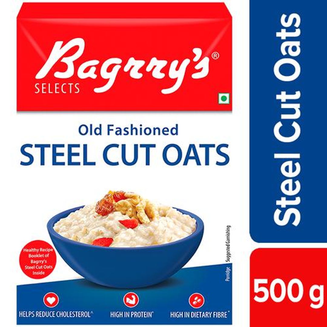 Bagrry`S Steel Cut Oats Old Fashioned - With High Fibre 500 g