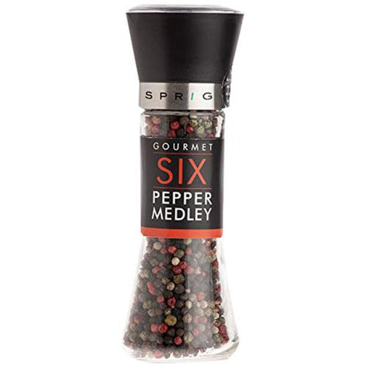 Six Pepper Medley - Gourmet Whole Mixed Colour Peppercorns