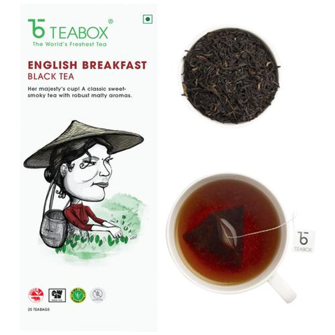 English Breakfast Black Tea - Malty Assam Blend, Rich Darjeeling Tea