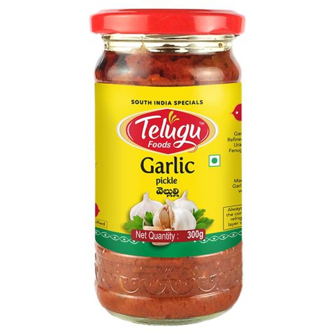 Telugu Foods Pickle - Garlic